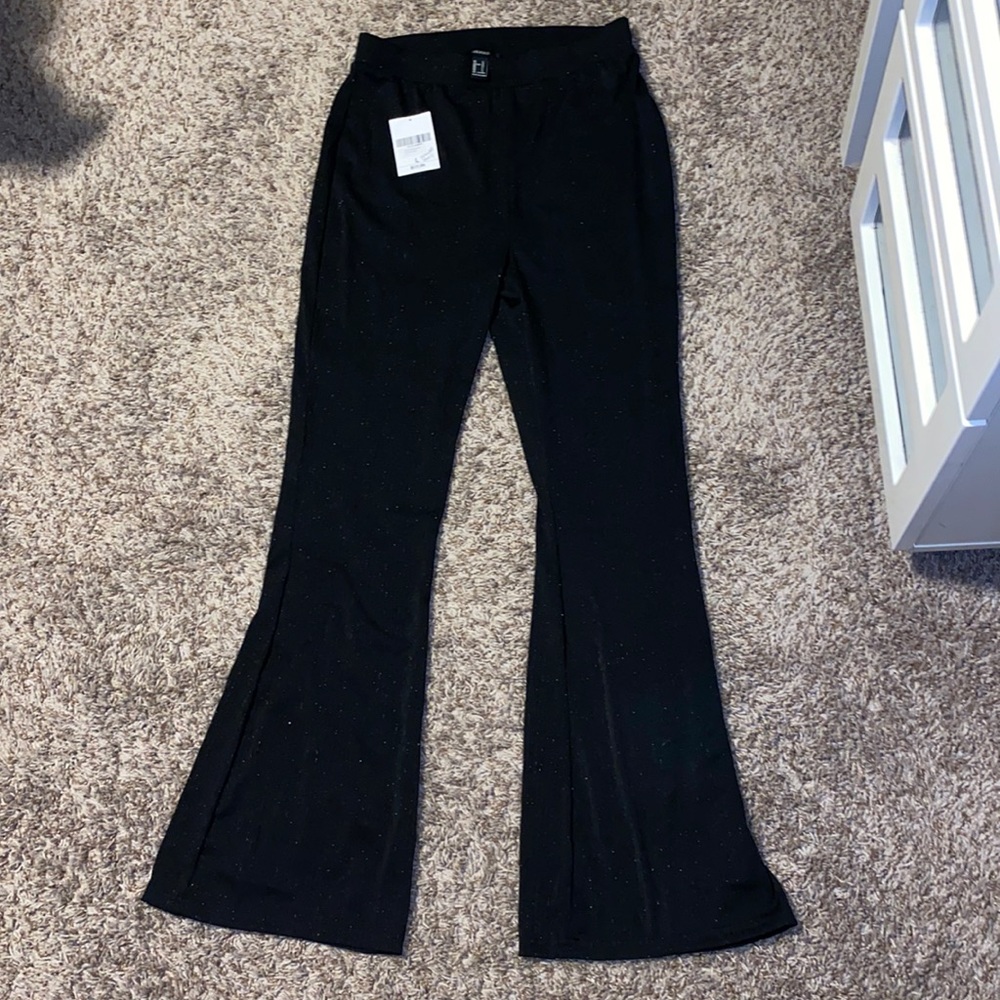 Sparkle flare pants